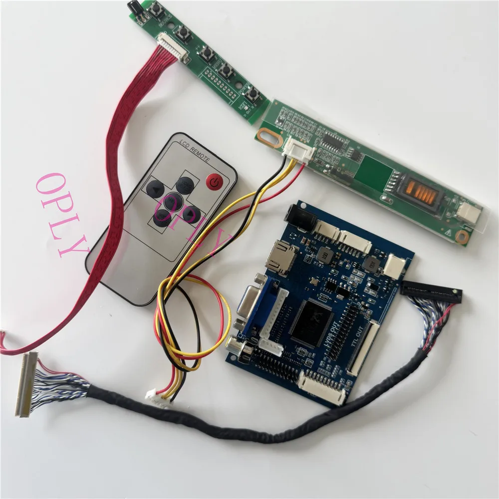 

Controller board HDMI-compatible AV VGA for LTN140W1-L01 LTN140W1 LTN140W2 14" 1280×768 30pin 1 CCFL LCD panel DIY Kit