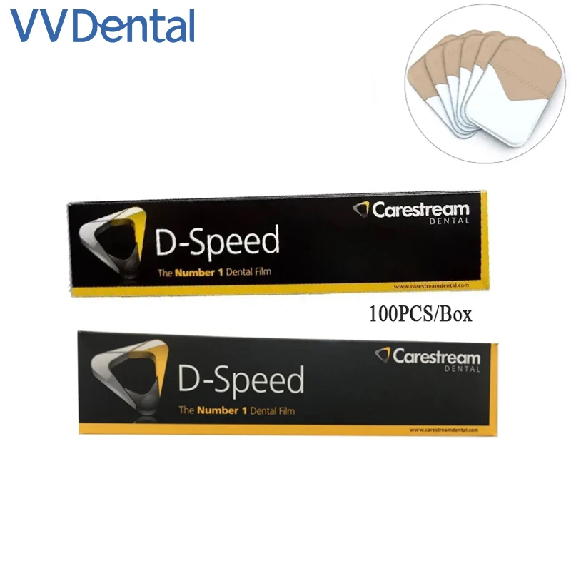 VVDental 100PCS/Box X-Ray Kodak Film D-Speed Dental Periapices Radiographs Intraoral Film Dentist X Ray Film Dentistry Tools