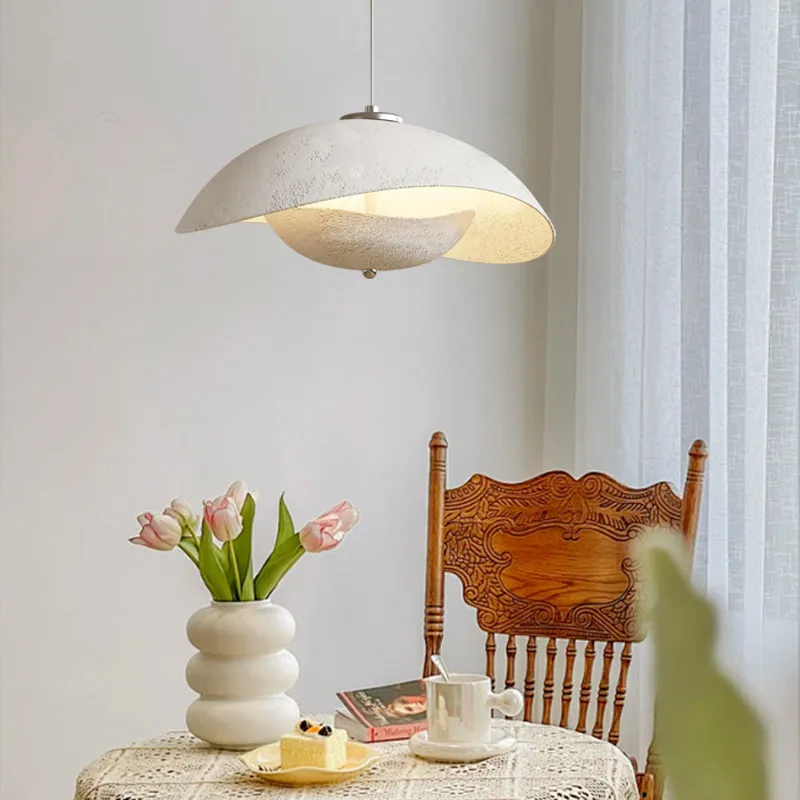 Nordic Minimalist LED Pendant Lights Cream Style Art Restaurant Bedside Bar Living Room Coffee Shop Home Decoration Hanging Lamp