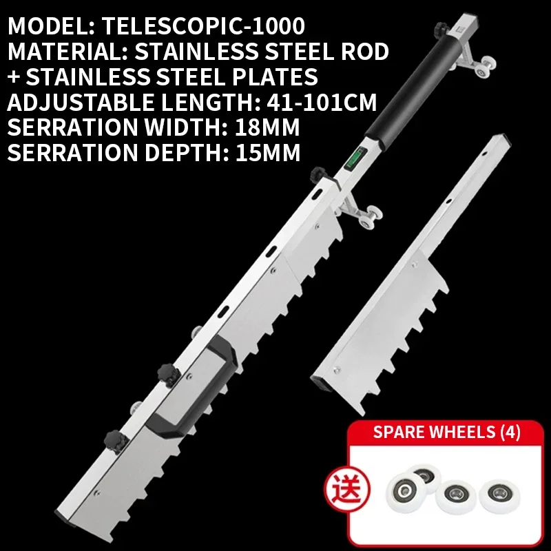 

Wall Tiling Grooving and Leveling Tool, Mason's Trowel, Floor Tile Leveling Tool, Complete Set of Sand-Mortar Tools