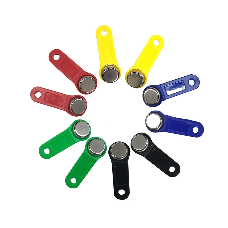 Hot! 5Pcs Readable RFID Touch Memory Key TM1990 DS1990 iButton for Copy Card Dallas