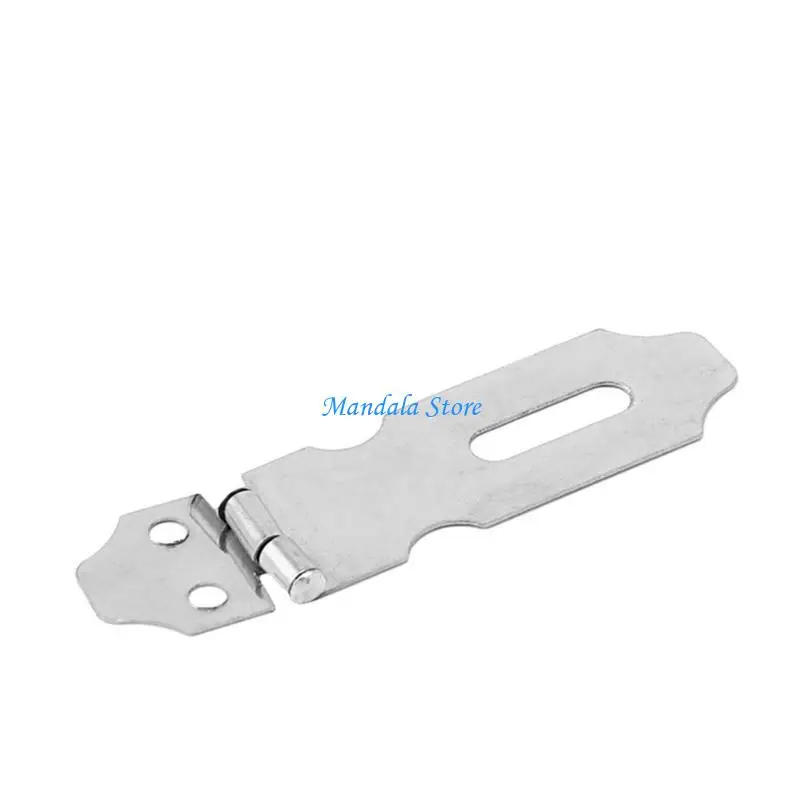 U2JC 4 Stück Home Schubladentür Sicherheitsvorhängeschloss für Riegel Haspe Klammer Edelstahl Nr. 5