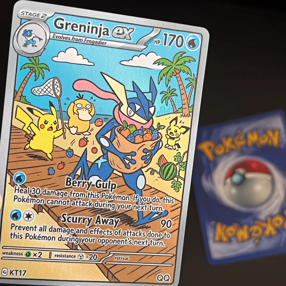 Pokemon Cards Gyarados Greninja Jigglypuff Rayquaza Trading Collection Cards 5Pcs PTCG Rare Holo Card Pokemon Gift view 4