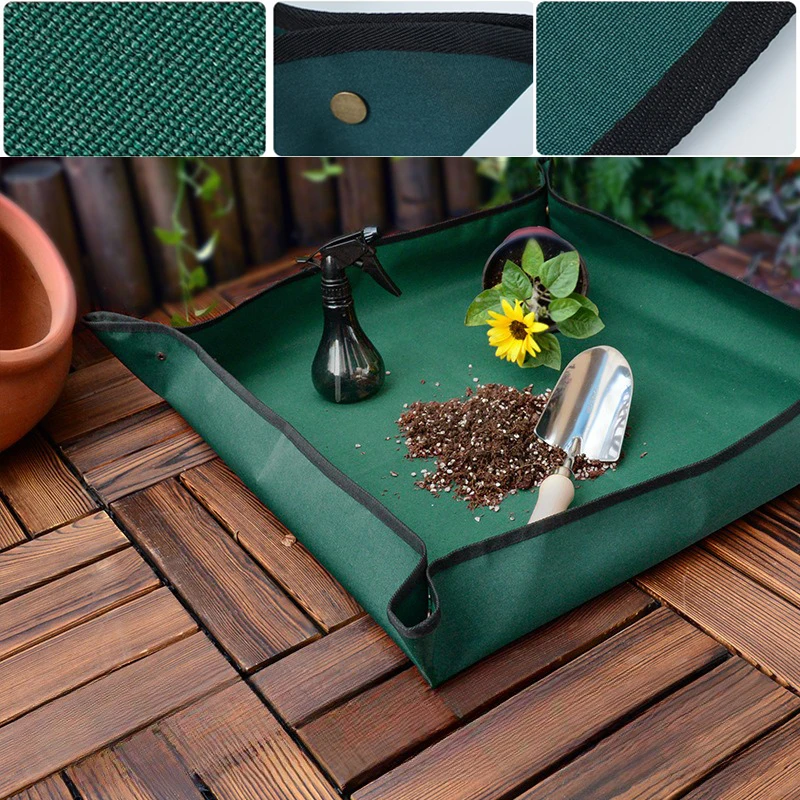 

Home Gardening mMats Balconies Oxford Cloth Planting Mats Succulent Pot Changing Mats Waterproof and Dirt Proof Gardening Tools