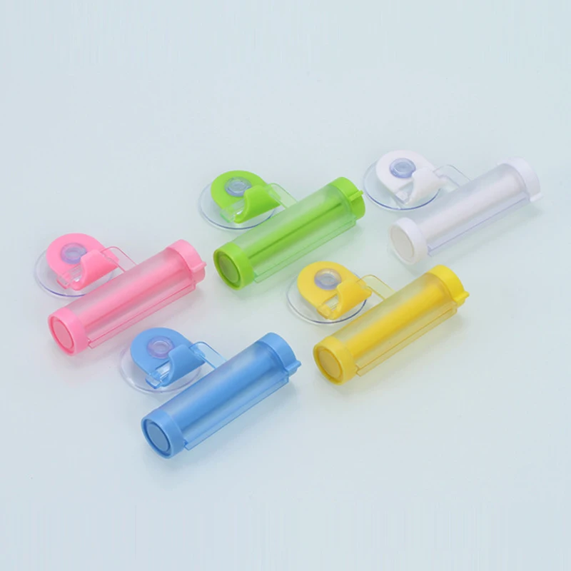 Multipurpose Rolling Tube Squeezer Tooth Paste Dispenser Sucker Holder Dental Cream Bathroom Squeezing Dispenser