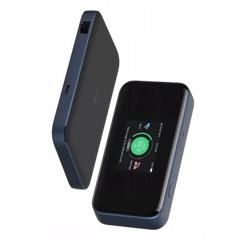 Imagem -02 - Original Zte 5g Roteador Portátil Wifi Mu5002 Sub6 5g Wifi Móvel 1800 Mbps Cat22 Hotspot Móvel 5g Roteador com Slot para Cartão Sim Novo