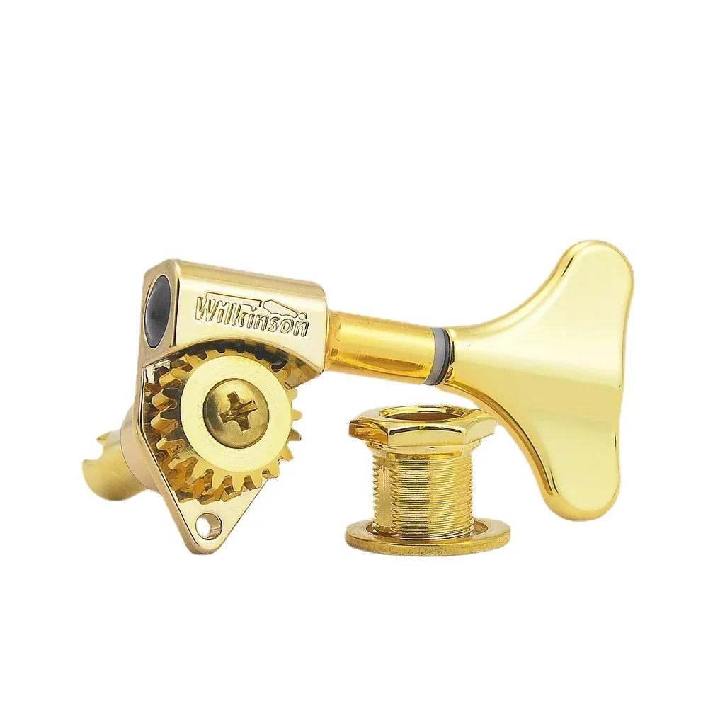1 Piece Wilkinson WJB-750 Super Quality Electric Bass Machine Heads Tuners Gold
