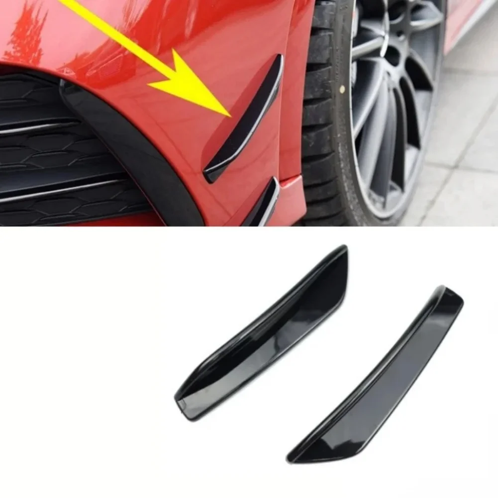 Car Aerodynamic Kit Side Lip Splitters For Daily Driving Tool Free Setup Unobstructed Visibility For A160 for a180 for a200