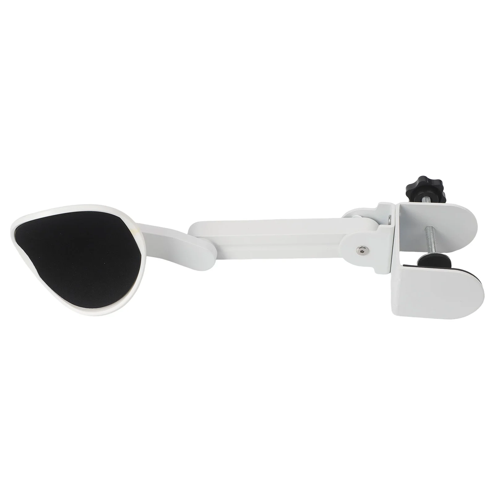 Office Use Home Workspace Black Computer Desk Support Aluminum Alloy Holder Bracket Elbow Support Bracket 3 Levels Adjustment