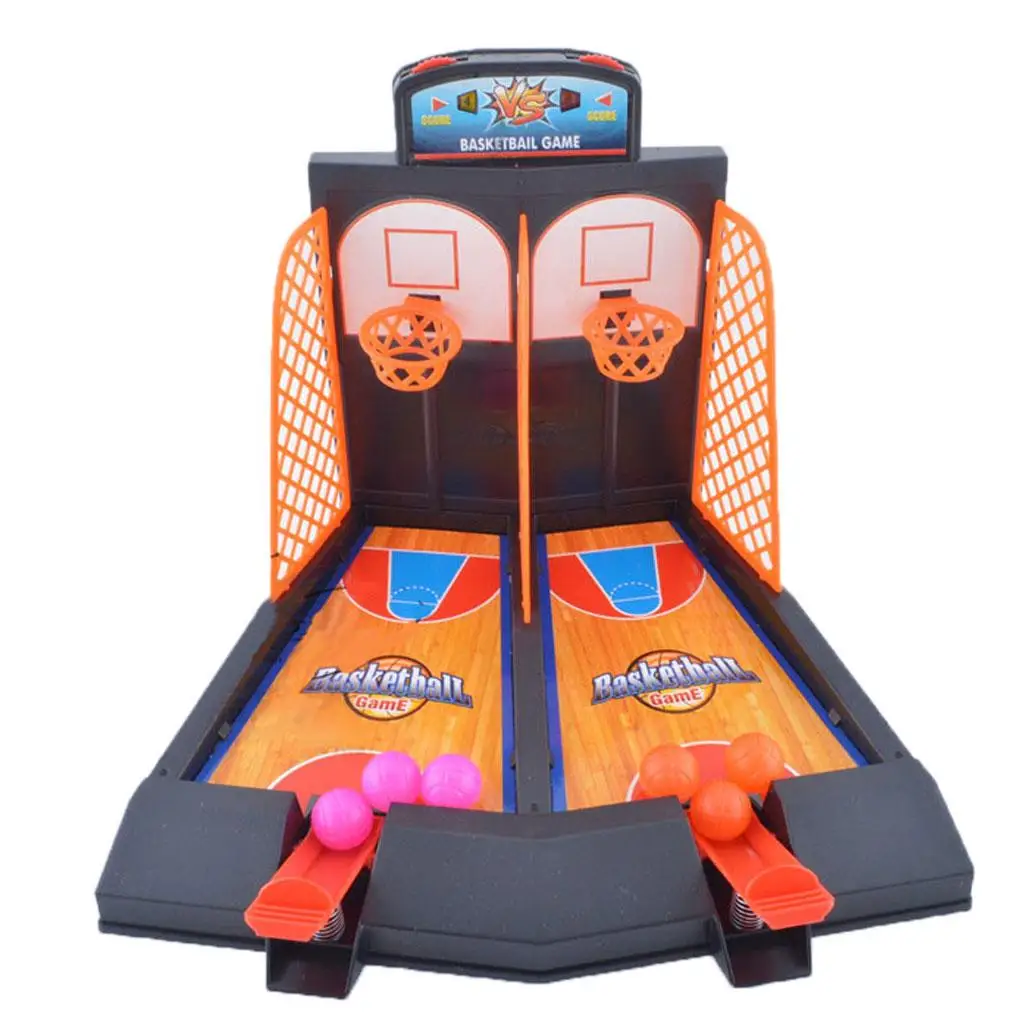 Mini Basketball Shoot Game Family Sport Game Children Novelty Toy for Kids Hand-Eyes Coordination Xmas Gift Prizes