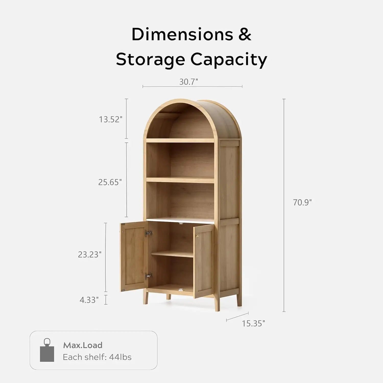 Arched Kitchen Pantry, 71