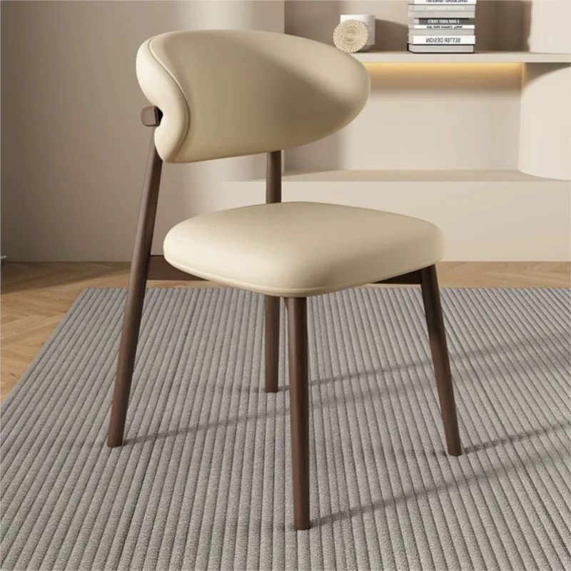 Wood Dining Chair Is Comfortable To Lean On For Long Periods Of Time Without Fatigue With High Elasticity Support Soft Comfort