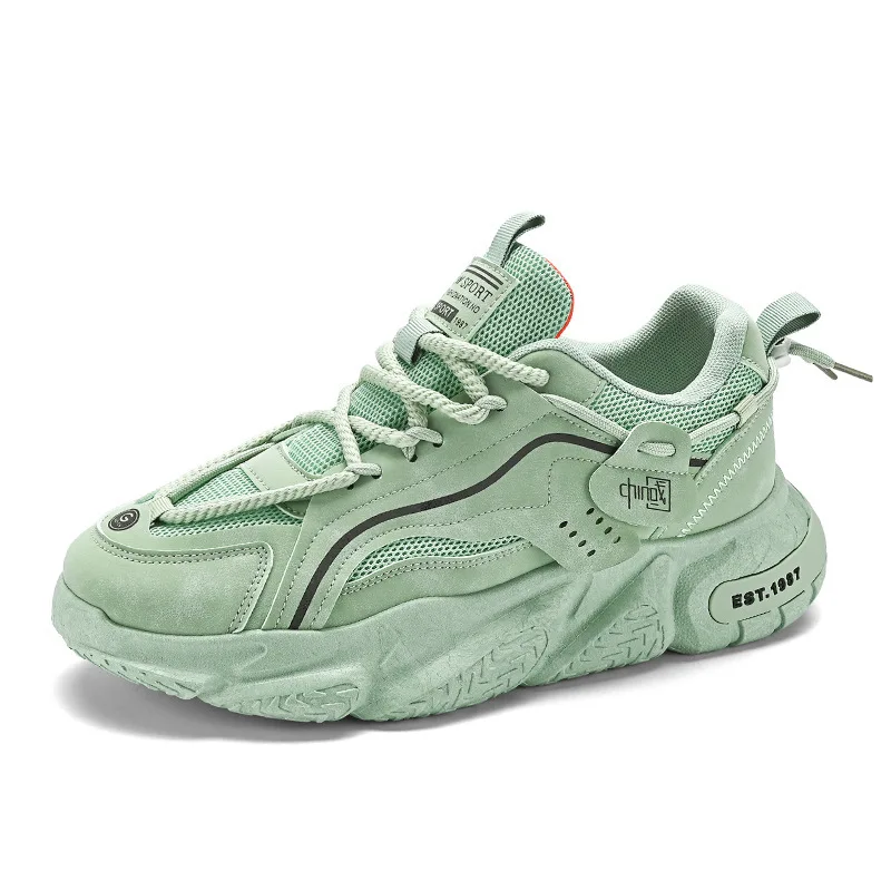 

Men's Sneakers Comfortable Non-slip Outdoor Running Shoes Elasticity Platform Basketball Athletic Tenis Masculino