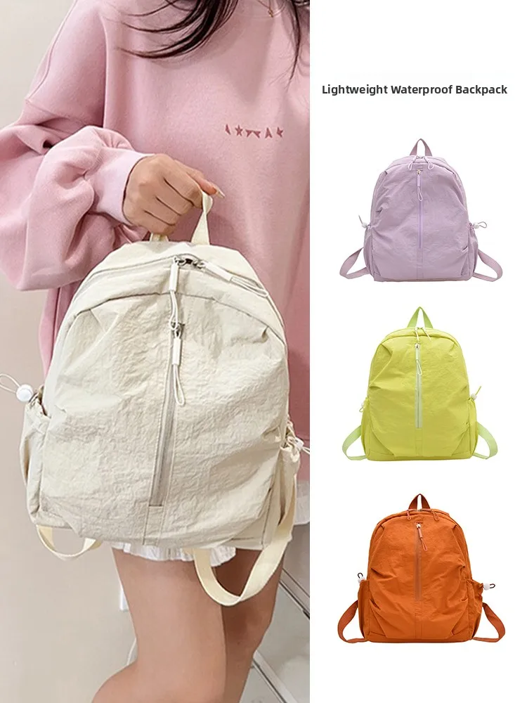 Ultra-Light 2026 New Double Shoulder Bag for Men And Women Casual Hiking Travel Waterproof Backpack Purple for Teenagers And ...