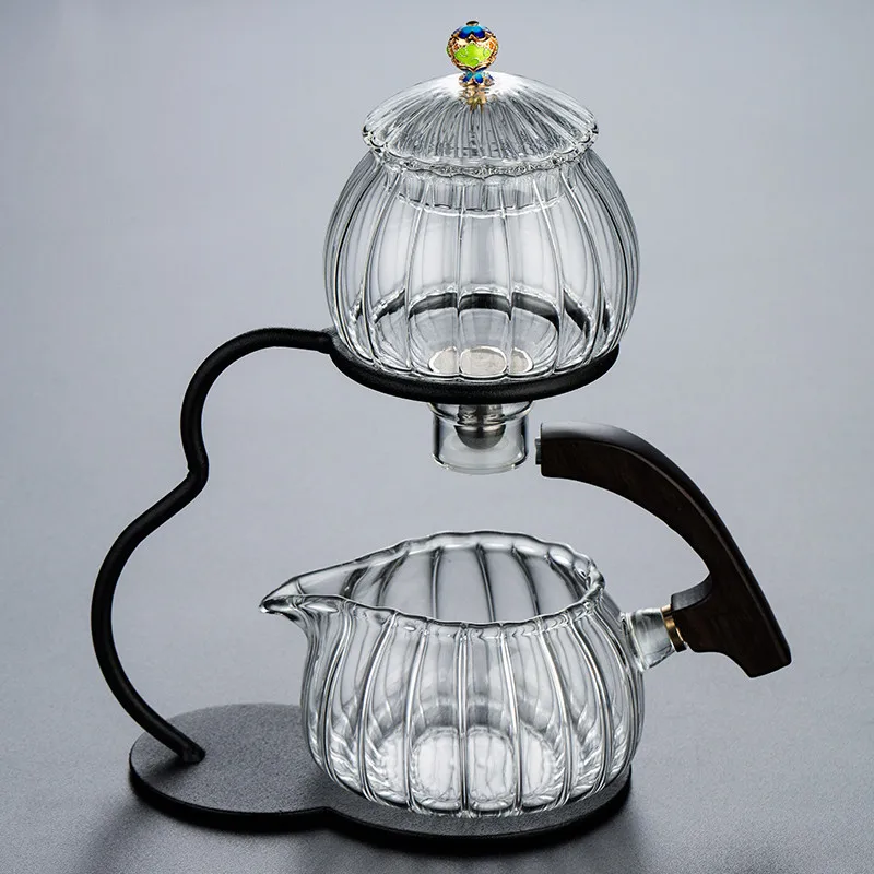 Creative Heat-resistant Teapot Glass Automatic Tea Making  Pu'er Scented Kung Fu tea Tea Set Infuser Drinking Tea Maker