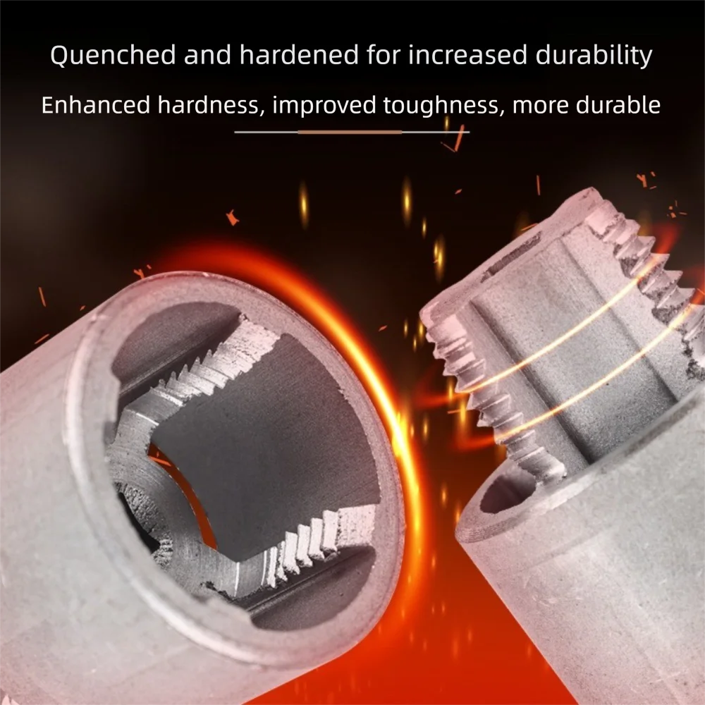 

Gifts 4/6 Points Pvc Pipe Threaders Multifunction Durable Internal and External Thread Opener Pipe Tool Waterpipe Tapping Tool