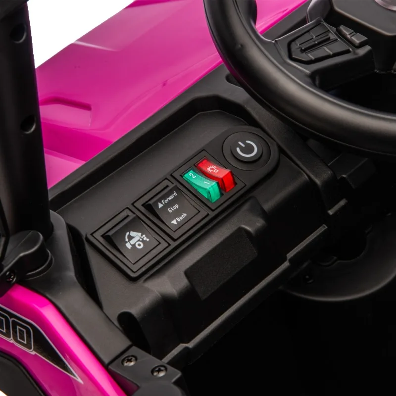 Kids Ride On Electric Dump Truck  Six-wheel Suspension, Bluetooth &Early Education with Music and Storie for Kids Aged 3+