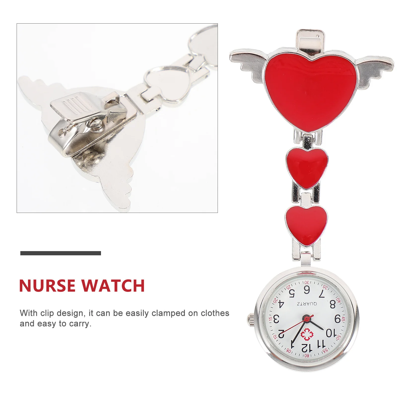 ساعة ممرضة ساحرة، ساعة جيب معلقة عصرية للأطباء والطلاب والممرضات، ساعات ممرضة سهلة الاختيار للنساء