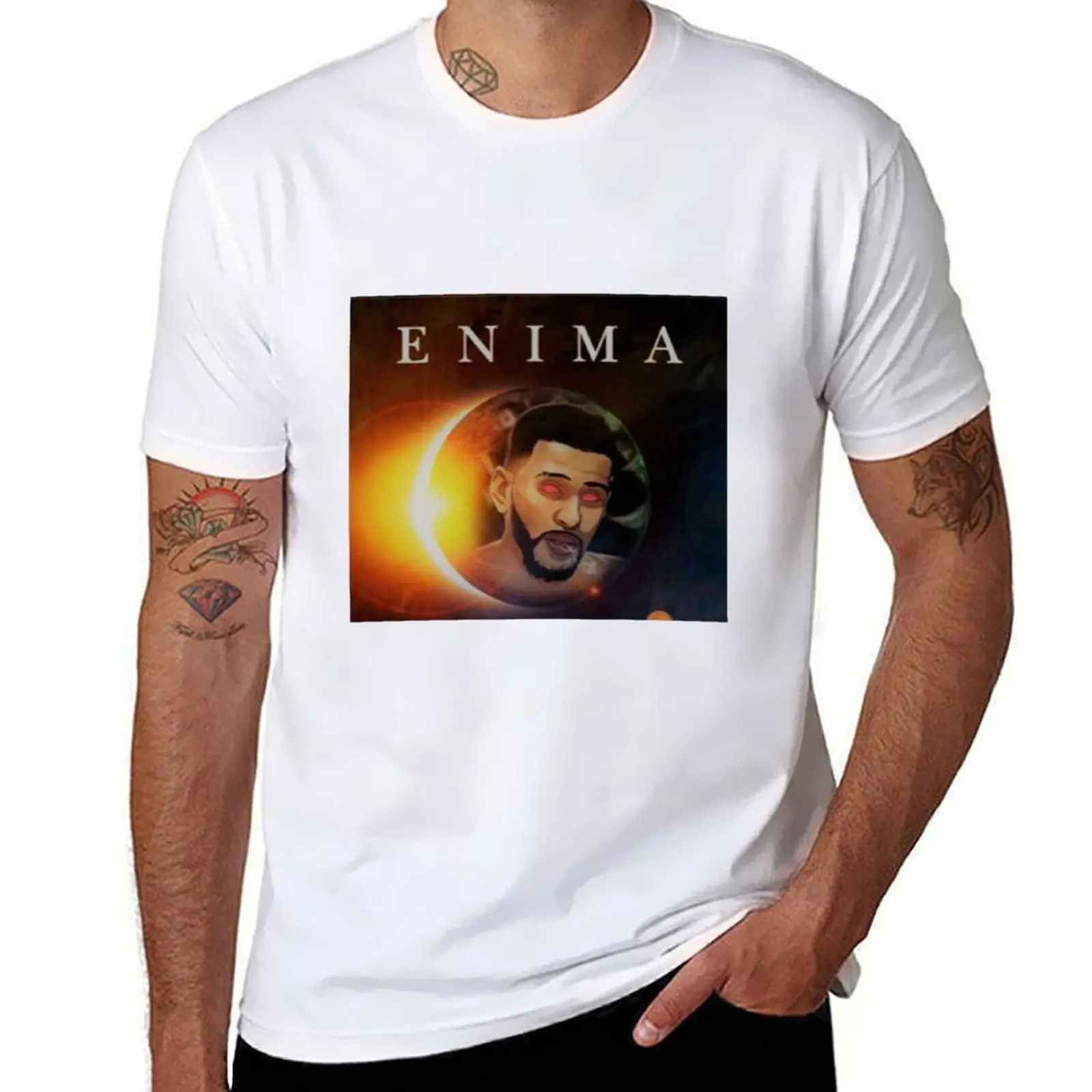 

enima T-Shirt man t shirts high quality luxury brand cotton t shirts man 100% T-Shirt