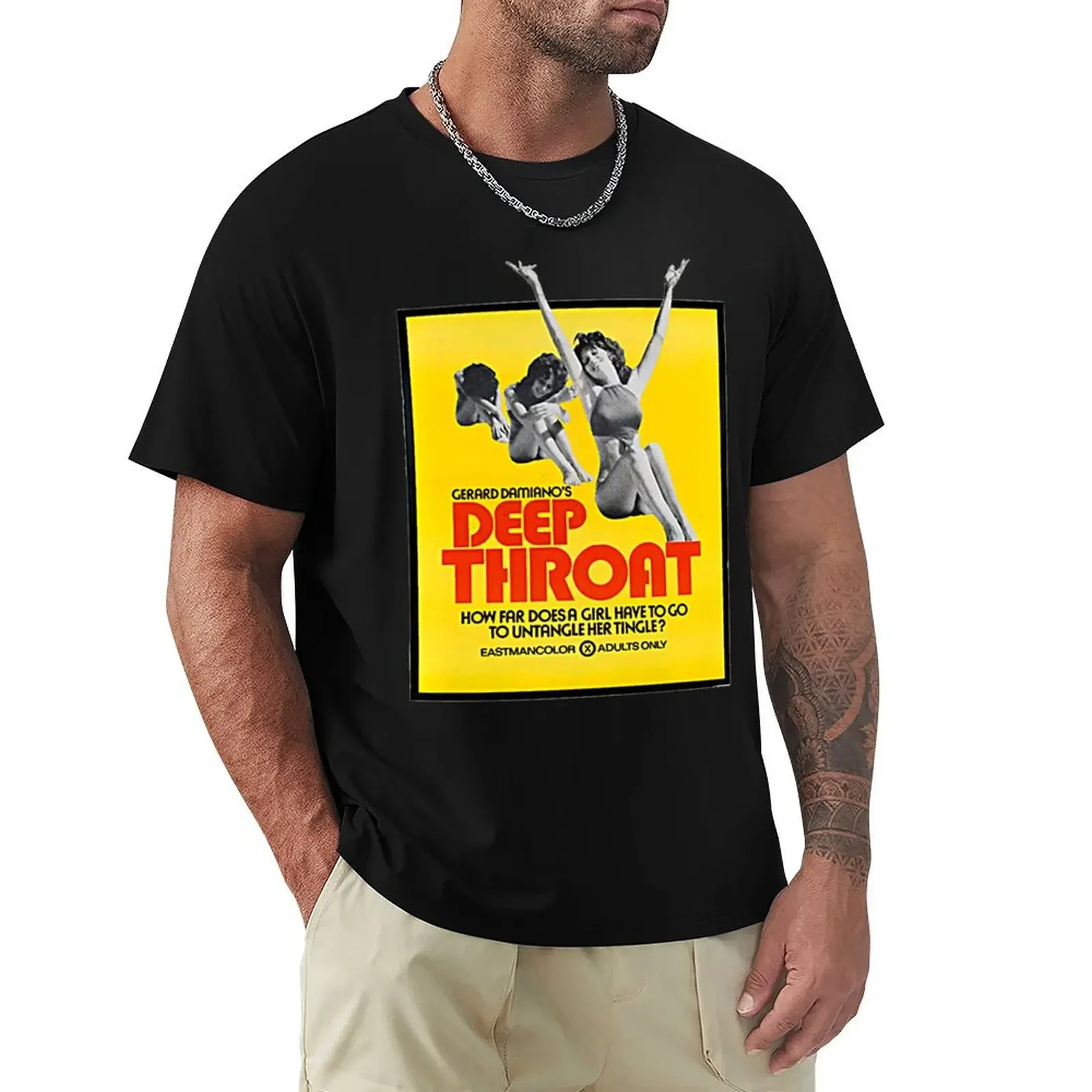 Deep Throat 1972 T-shirt sports fans plus size tops t shirts for men pack