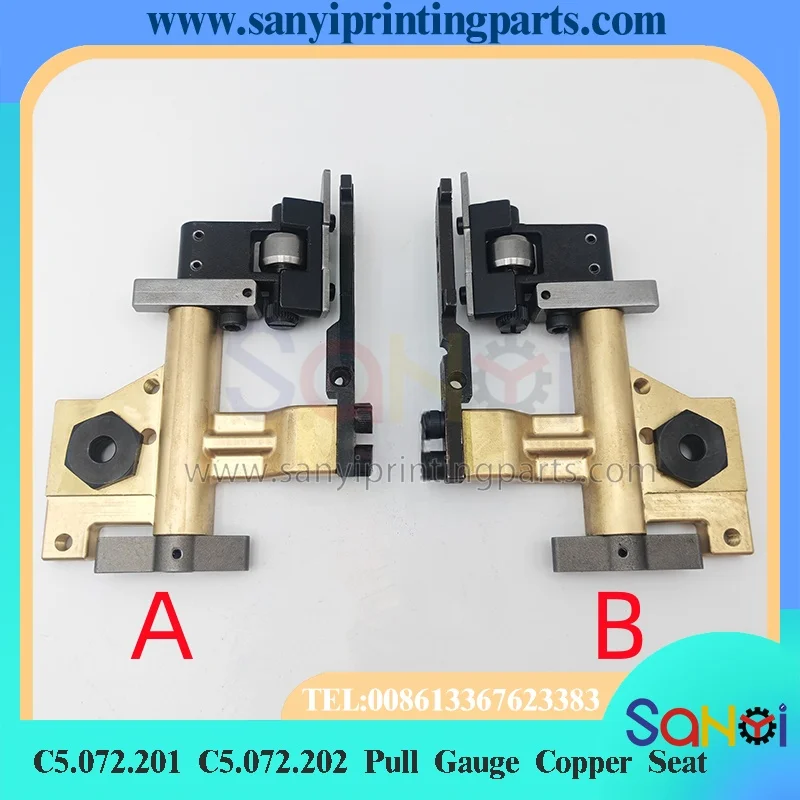 Heidelberg CD102 Pull Gauge Copper Seat C5.072.201 C5.072.202 For Printing Machine Parts