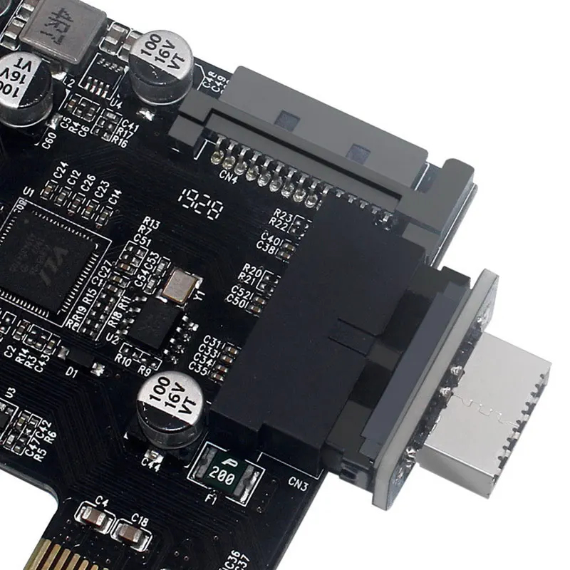 USB 3.0 20Pin/19P رأس داخلي إلى نوع E محول موصل USB 3.1 20 دبوس محول للوحة الأم من النوع C #2