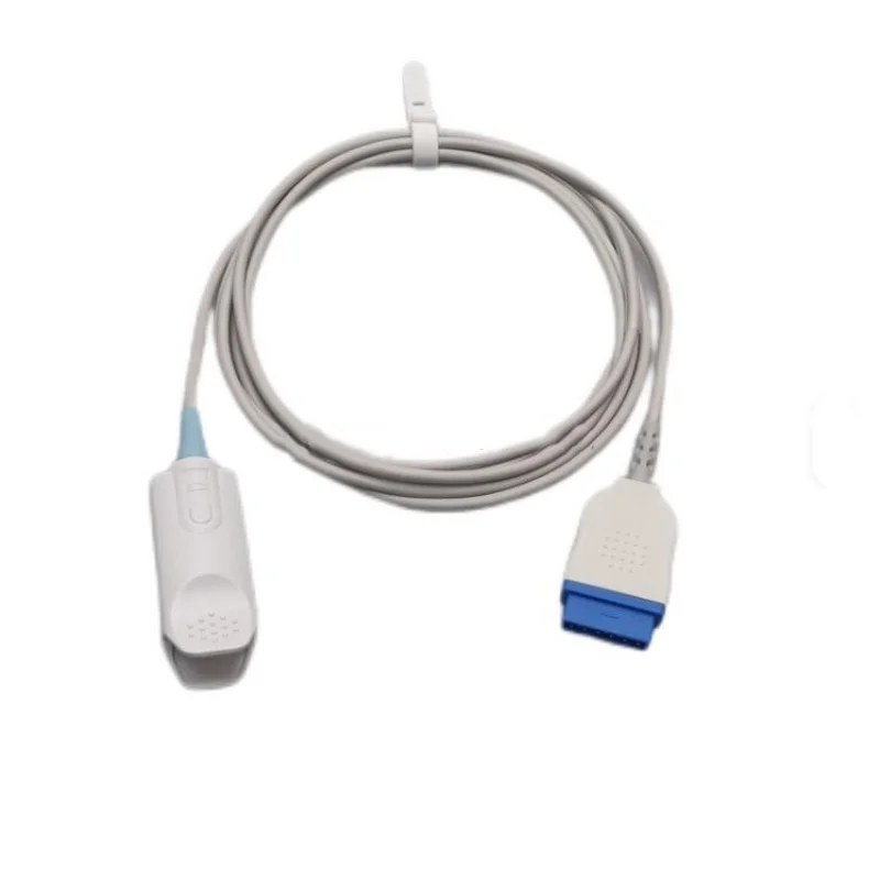 

Совместимый кабель для датчика SpO2 Prolife 11-контактный, для взрослых, с креплением на палец, из ТПУ, 3 м