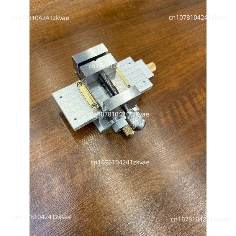 High Precision Manual XY Cross Slide Table Lead Screw Driven Flat Vise for Precision Positioning Machining