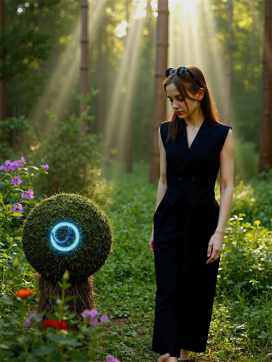 

Women'S Waistcoats Vests Ladies Autumn Black Loose Fit All-Match Trend Korean Style Double-Breasted Design Sleeveless Front