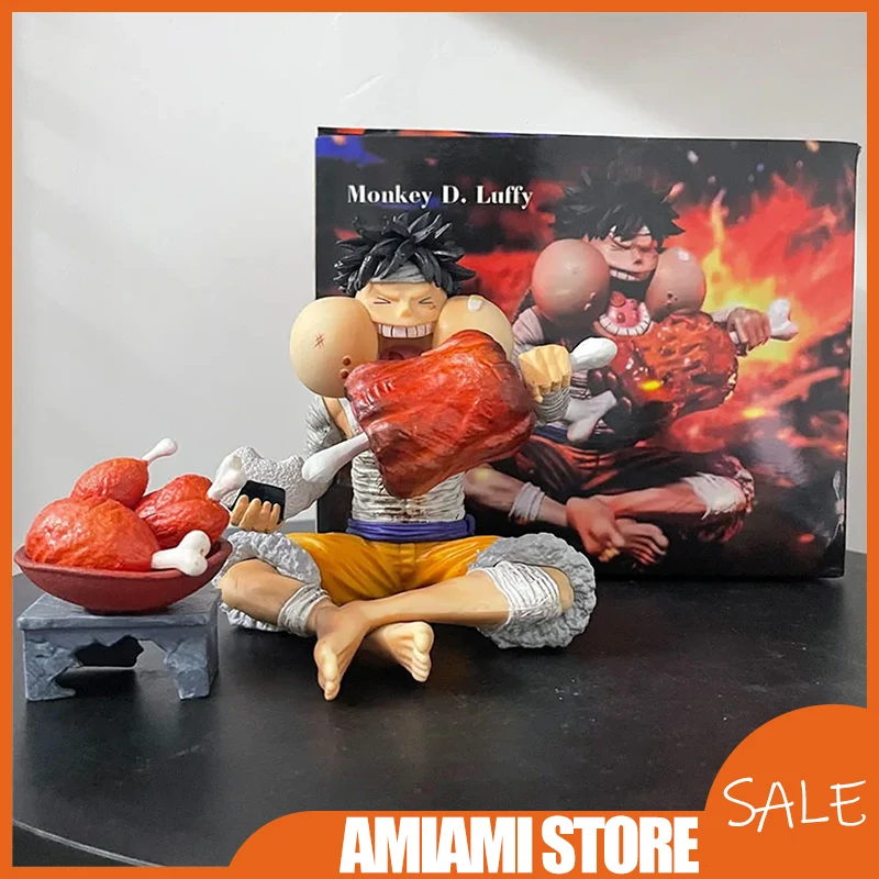 

12cm Luffy Anime Action Figure Model Statue Collectible Toy Kawaii Manga Cartoon Doll Desktop Decoration Gift for Kids Adult Fan