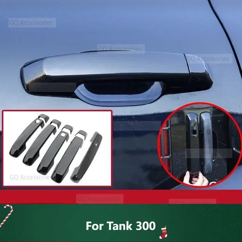 

New! For WEY GWM Tank 300 2021 2022 2023 Car External Door Bowl Handle Door Handle Cover Door Wrist Anti Scratch Protection