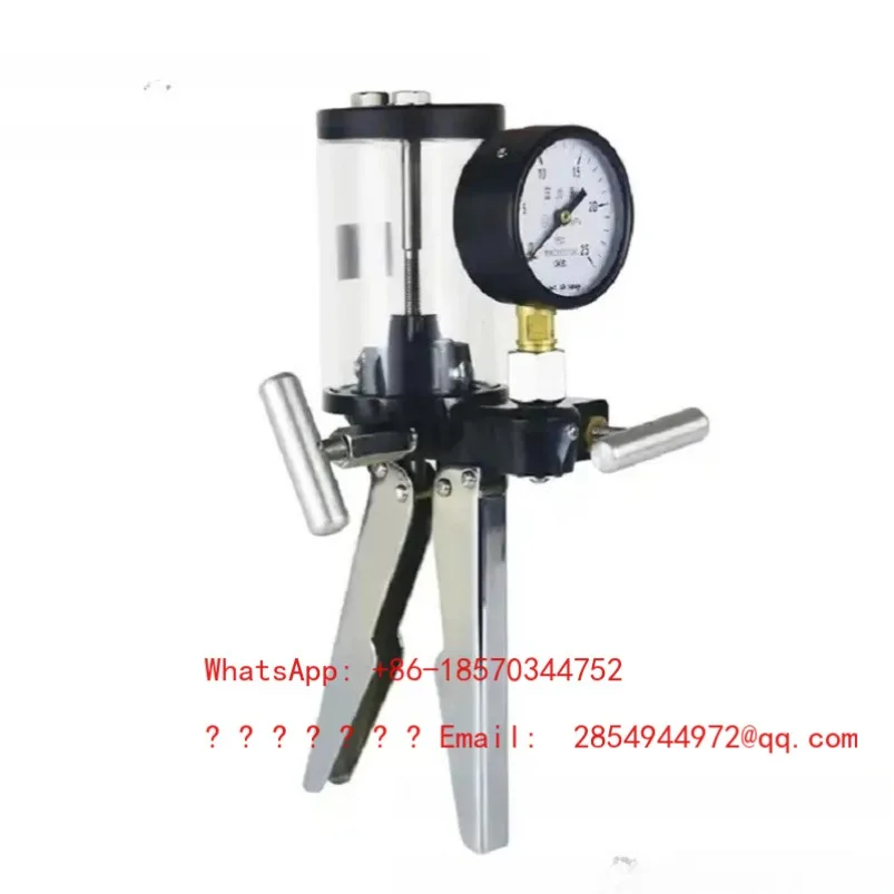 2026    250Bar Manual Pressure Test Digital Portable Manual Hydraulic Calibrator Pump