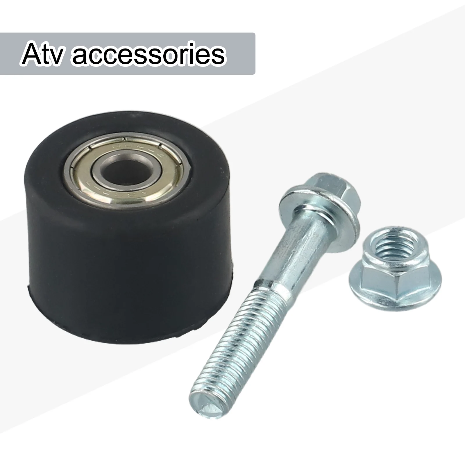 Sturdy Chain Roller Replacement for YZ250 1987 2020 for Double Sealed Precision Bearings for rugged ABS Material Black Color
