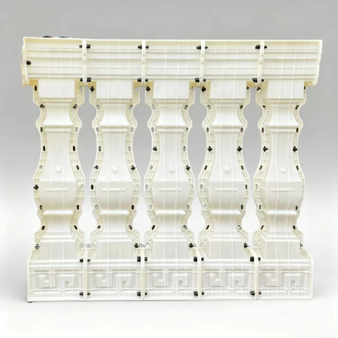 1mの中国風正方形手すり型枠、コンクリートやセメント専用設計、型抜きが簡単で焦げ付きにくい、使いやすいワンタイムモールディング、中庭や別荘のフェンス装飾に必須