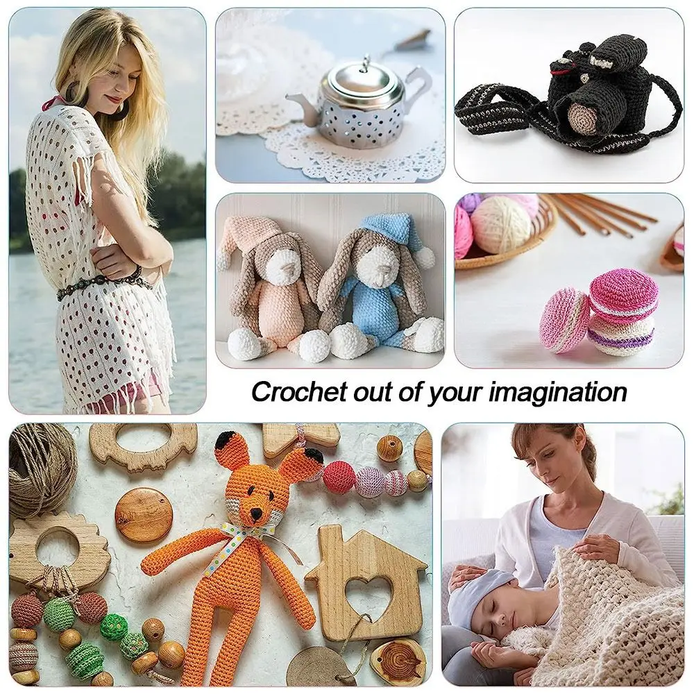 جديد الأحمر الكروشيه السنانير الألومنيوم لينة الكروشيه الإبر الكروشيه السنانير DIY بها بنفسك الخياطة الملحقات