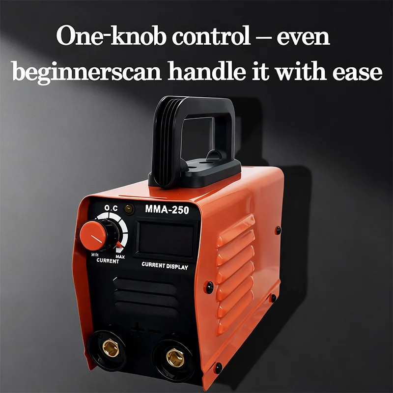 Orange Mini Welding Machine Convenient Folding Handle Metal Welding Machine Furniture Maintenance Outdoor Welding Car Repair