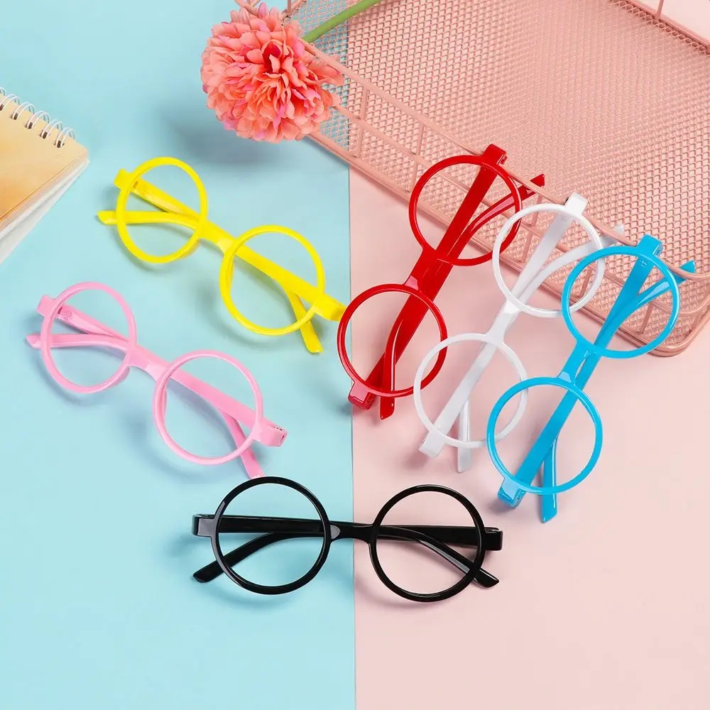 

Children Portable Boys Girls Ultra Light Round Glasses Frame Spectacle Frames Eyewear Protection