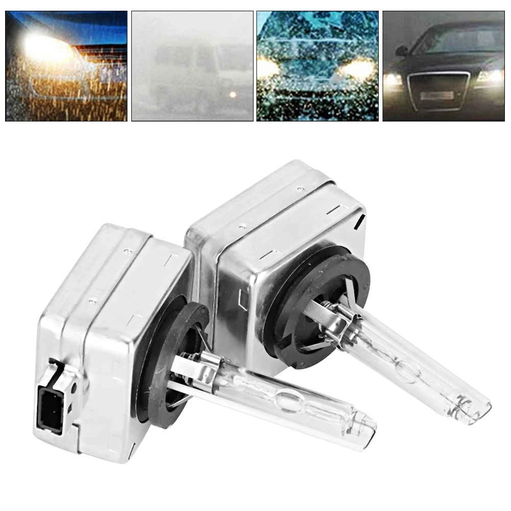 

Car Xenon Headlight Bulbs D1S 35W 6000K Car Front Headlight Xenon Lamp Replacement Bulbs Xenon Light Bulbs