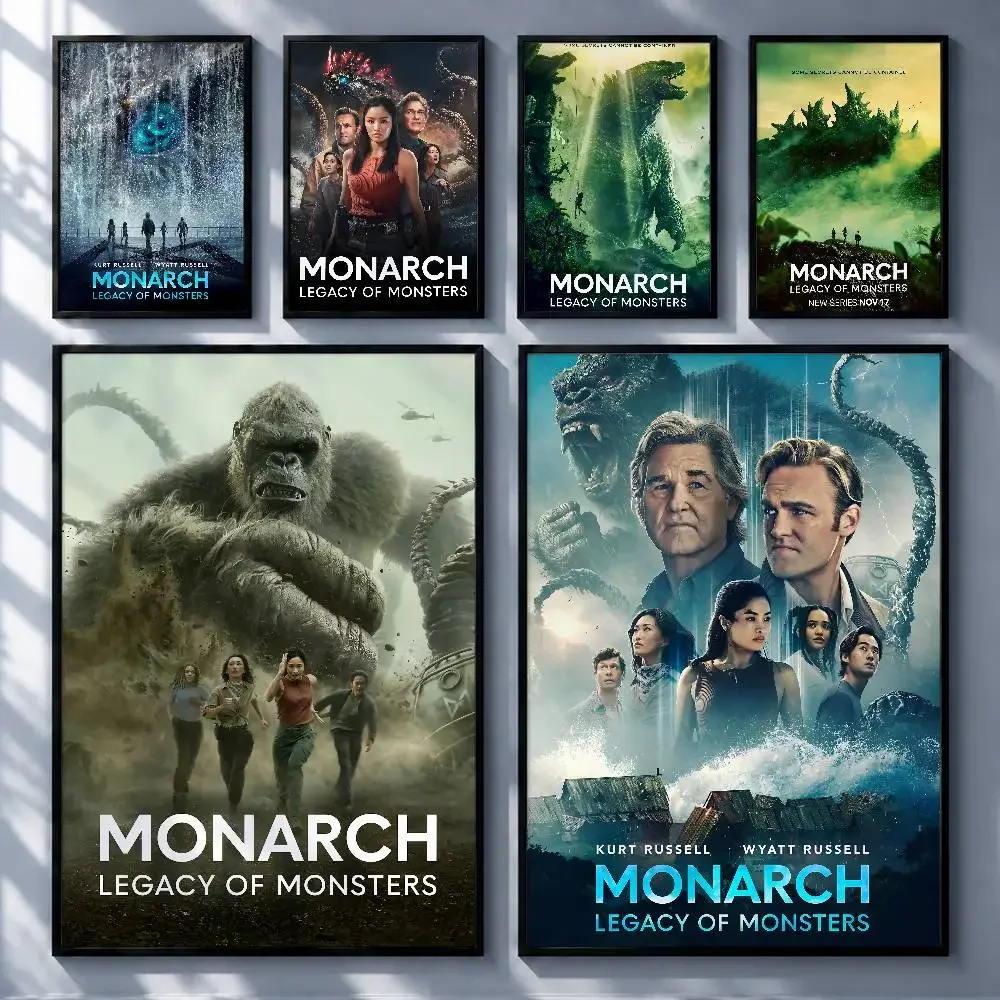 Series Monarch: Legacy of Monsters Posters Premium Self-Adhesive No Residue Wall Sticker for Home Office Bar Decor