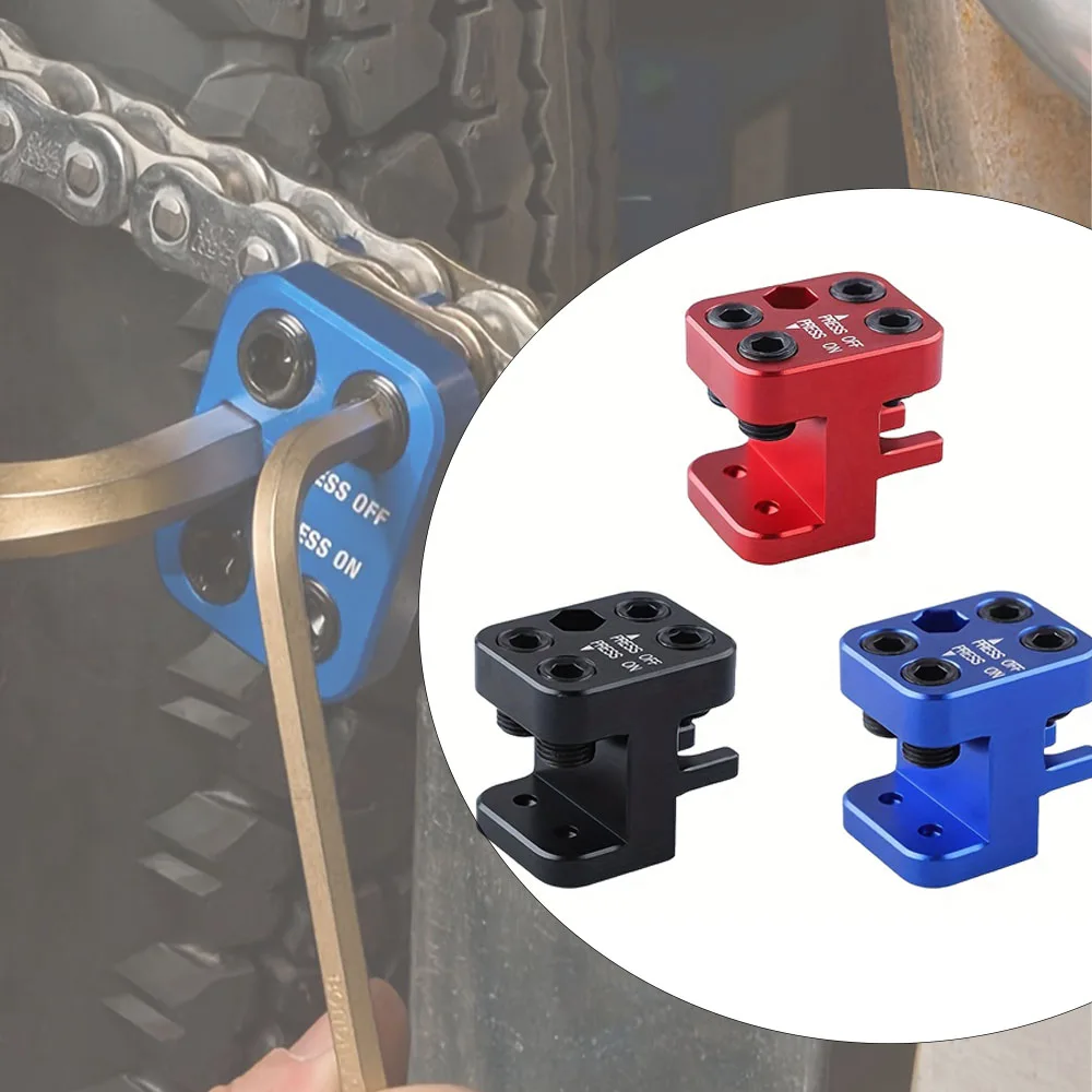 

Professional Master Link Chain Press Tool 520 525 530 Sideplate Motorcycle ATV DIRT BIKE