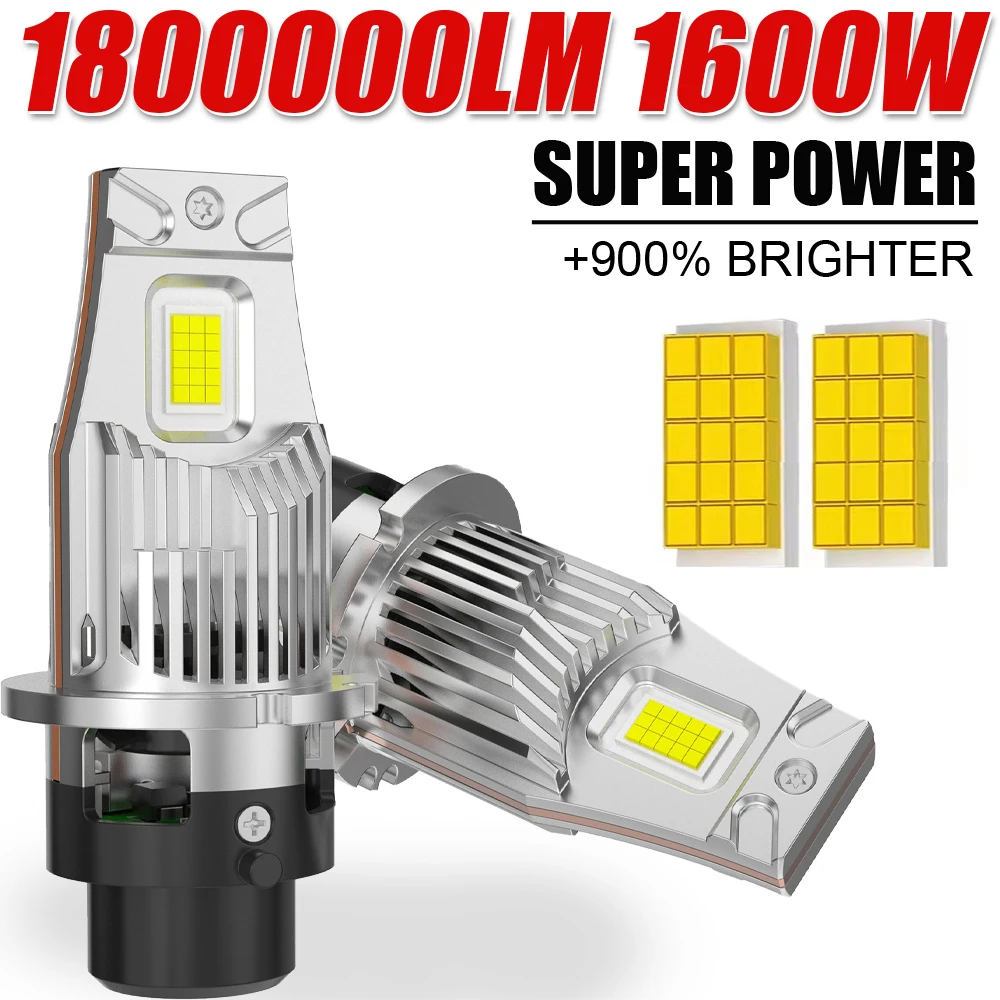

D2S D4S LED Headlights Canbus 1:1 HID D3S D1S D8S D1R D2R D3R D4R New Upgrade Super Bright Auto Lamp Turbo LED Bulb For Car