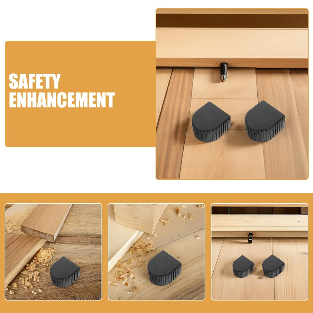 4Pcs Ladder Top Cover Heavy Duty Plastic Caps Universal Fit for Telescopic Ladders Anti-Slip Stabilizer Protective End Covers
