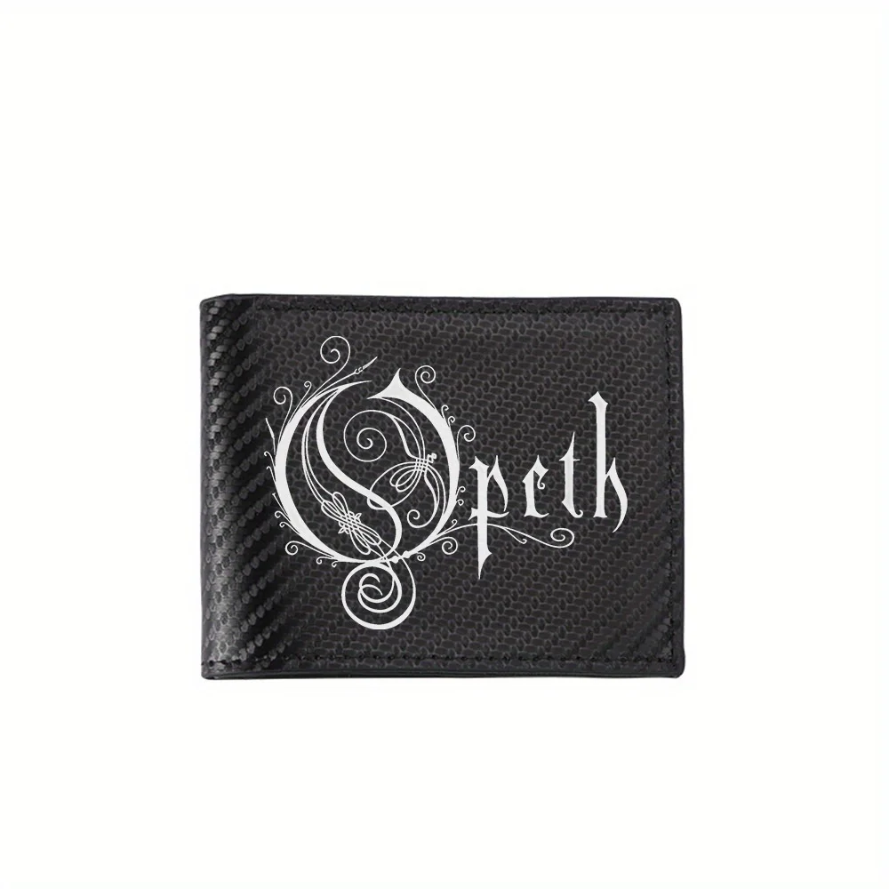 Ornate letter logo swirl design Men's Wallets Simple Business Modern Stylish Printing Design Gifts For Father Boyfriend Christma