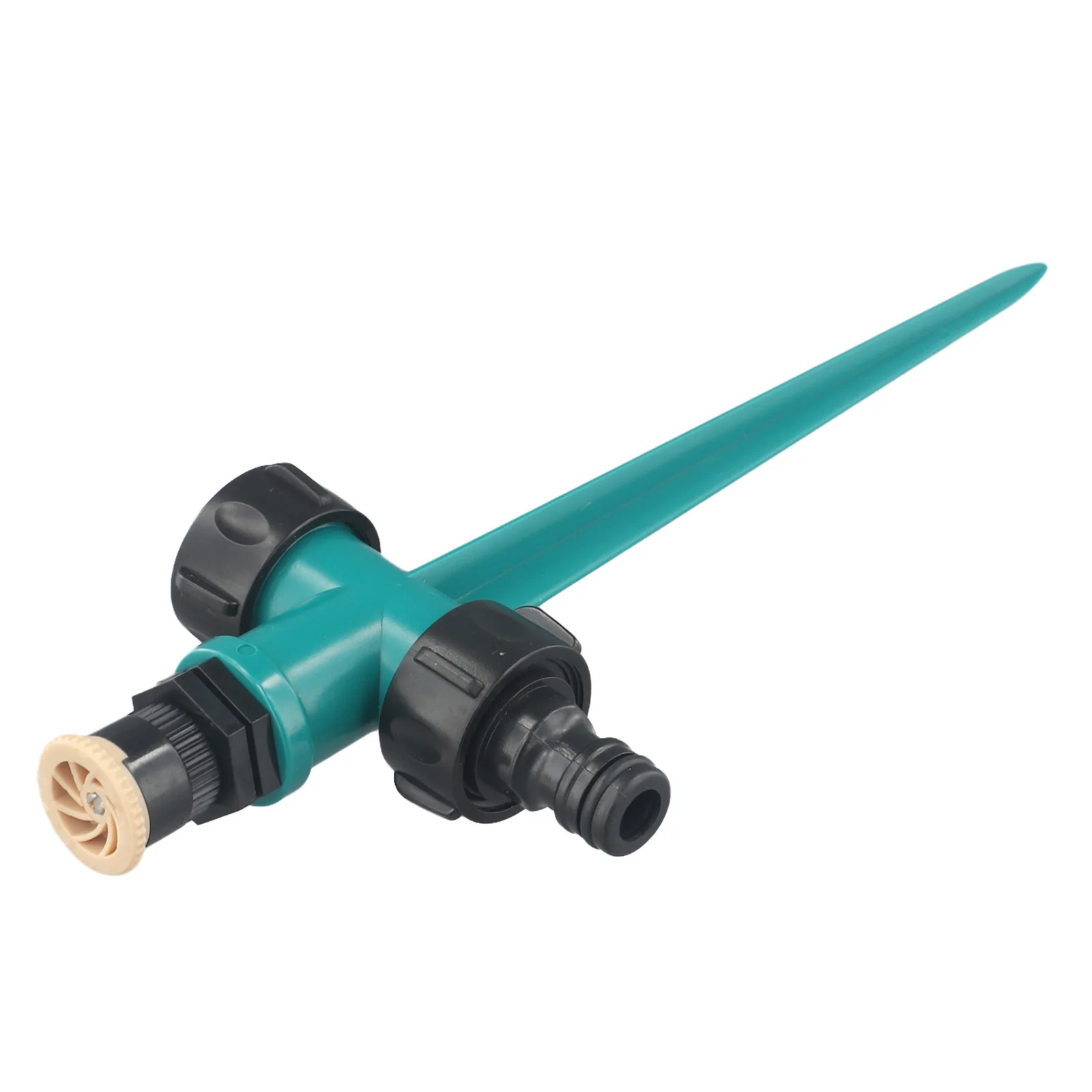 2pcs Garden Irrigation Spike Sprinkler Degrees Rotary Scattering Nozzles Sprinklers Garden Gardening Water Watering