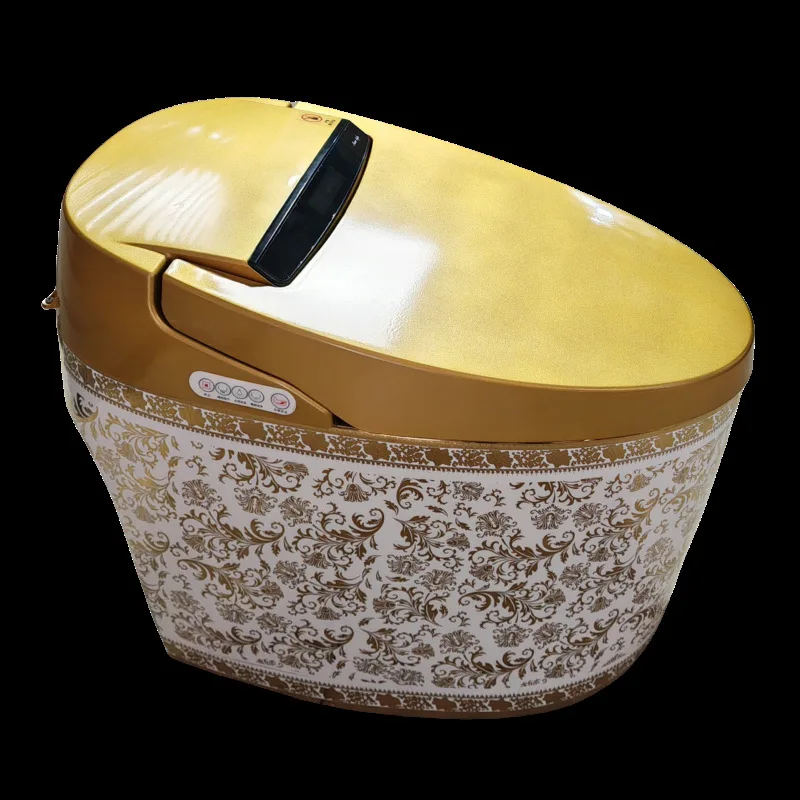 Q household integrated gold smart toilet automatic waterless electric toilet