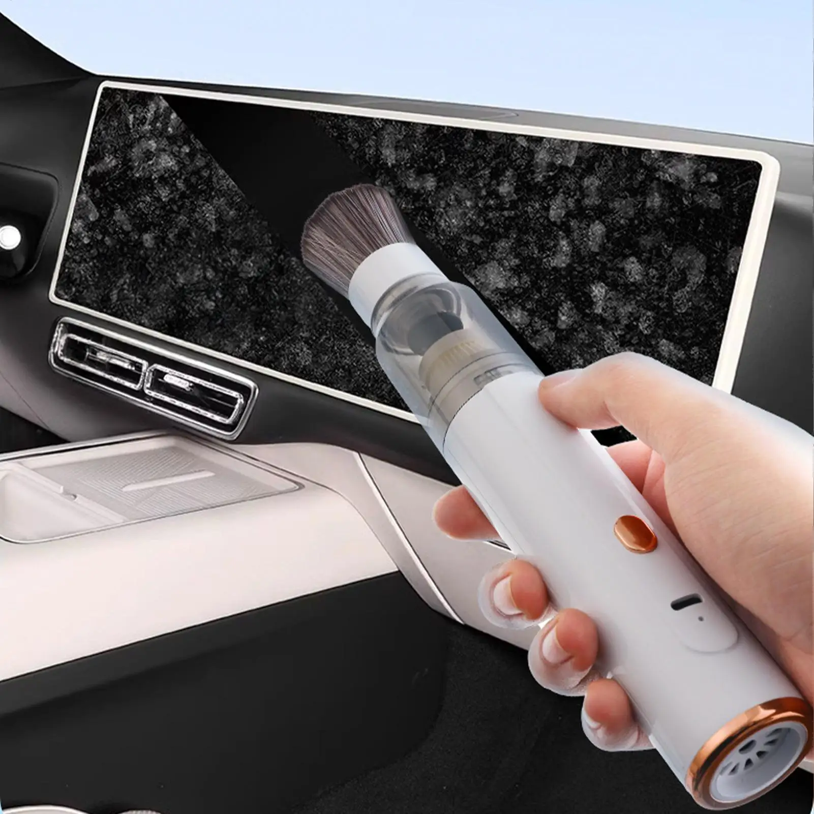 Cordless Car Vacuum Powerful Cordless Rechargeable Auto Blower Small Hand Held Vacuum for Auto Home Pet Interior Carpets