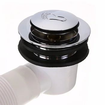 DIY 浴槽スプリングアップ排水バスシャワー洗面器シンク排水フィルターストレーナー廃棄物完成水切り浴室