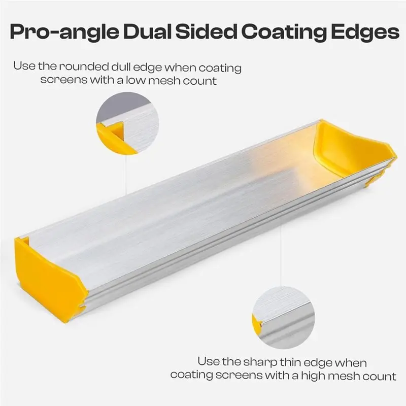 Dual Edges Emulsion Scoop Coater 3 Pcs For 8