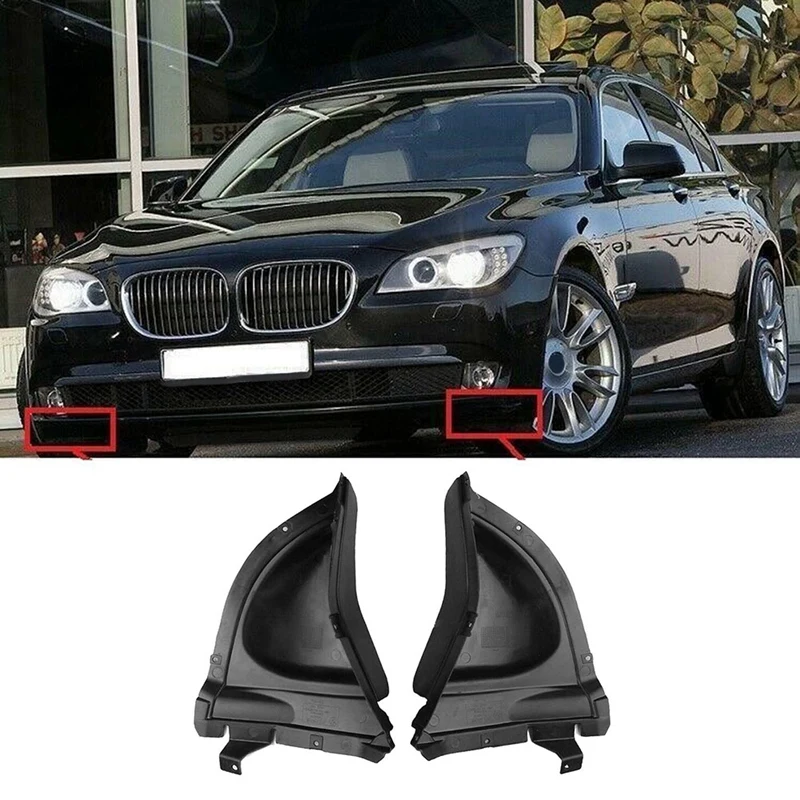 1Pair Front Wheel Fender Liner Extension Cover Mudguard Extension Cover For BMW F01 F02 740I 740Li 51757185005 51757185006