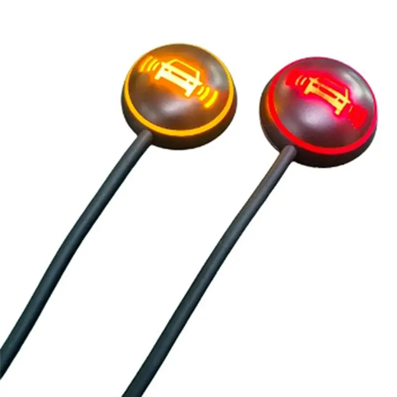 AASS-Car Blind Spot Detection System 12V BSD Lens Light Auto Assist Lane Changing Warning Light Safety Driving Alarm